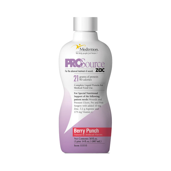 ProSource ZAC Berry Punch Protein Supplement, 32-ounce Bottle