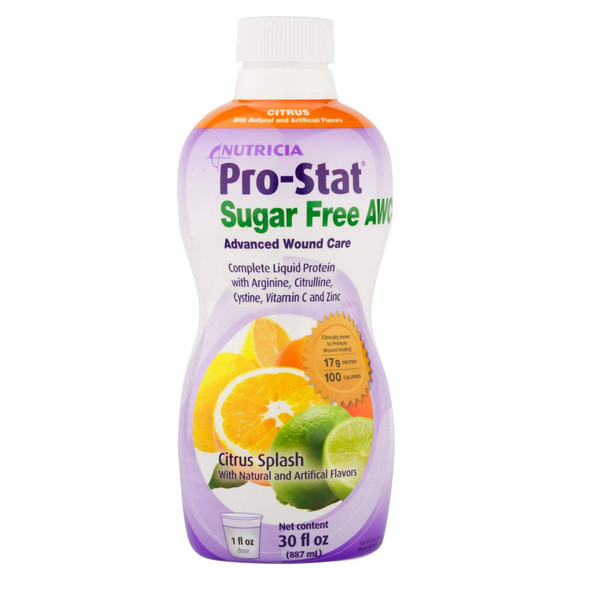 Pro-Stat Sugar Free AWC Citrus Splash Protein Supplement, 30-ounce Bottle