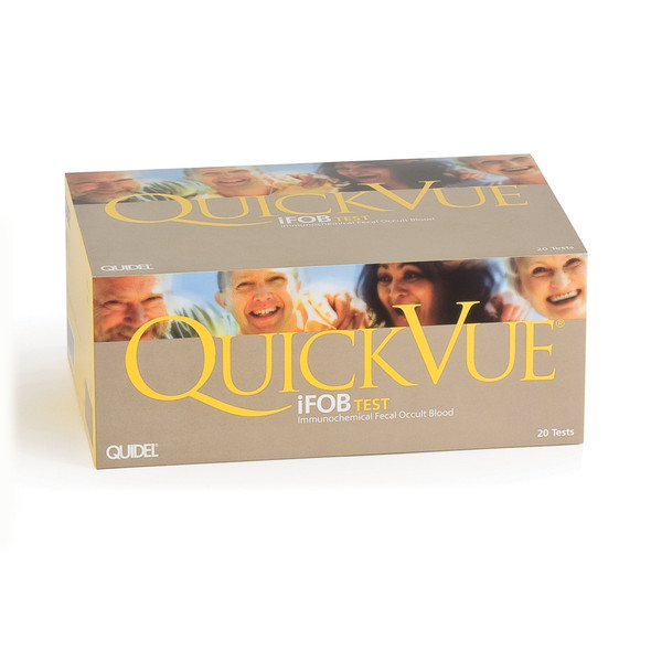 QuickVue iFOB Fecal Occult Blood (iFOB or FIT) Colorectal Cancer Screening Test Kit