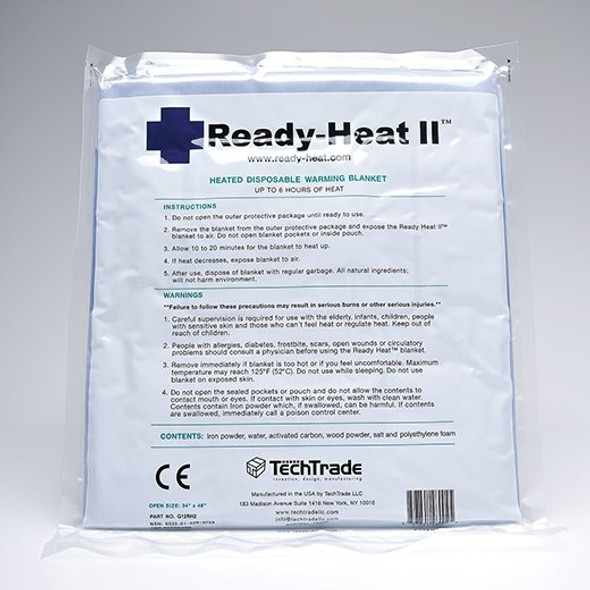 Ready-Heat II Rescue Blanket, 34 x 48 Inch