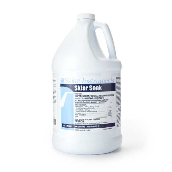 Sklar Soak Instrument Detergent / Presoak, 1 gal Jug