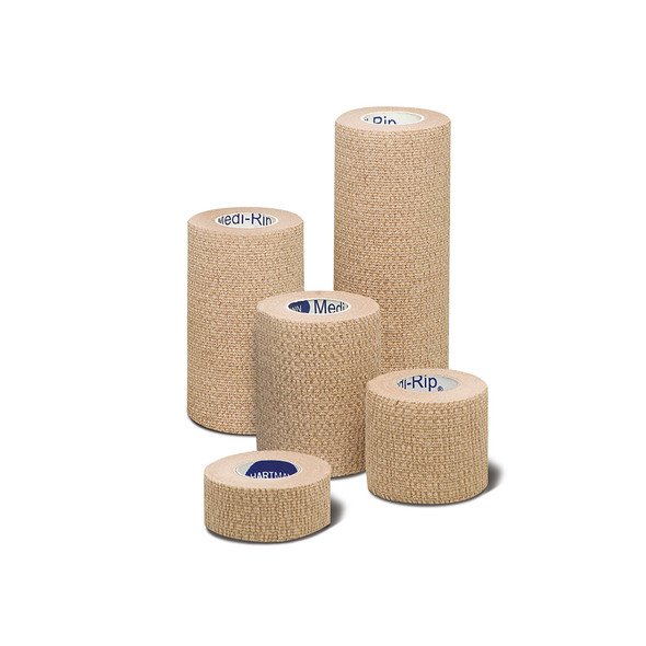 Medi-Rip Self-adherent Closure Cohesive Bandage, 4 Inch x 5 Yard