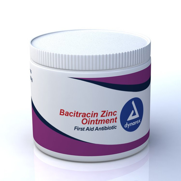 dynarex Bacitracin Zinc First Aid Antibiotic, 15 oz. Jar