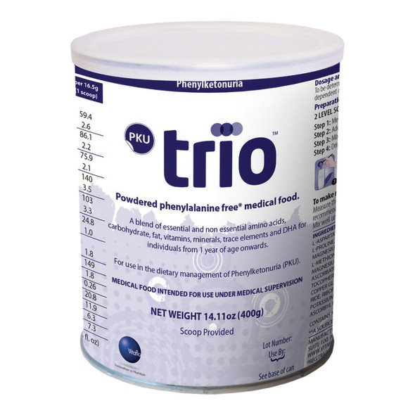 PKU trio Vanilla PKU Oral Supplement, 400-gram Can