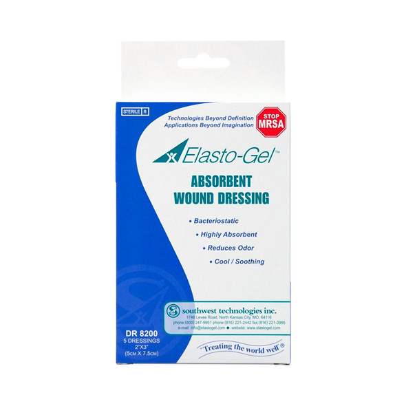 Elasto-Gel Wound Dressing, 2 x 3 Inch