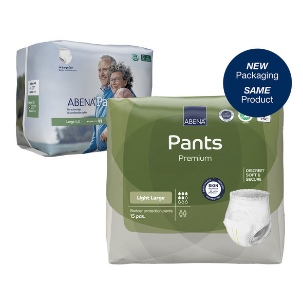 Abena Pants L0 Absorbent Underwear, Large