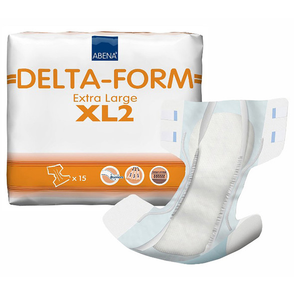 Abena Delta-Form XL2 Incontinence Brief, Extra Large