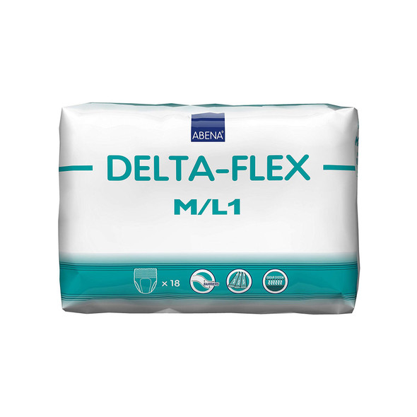 Abena Delta-Flex L1 Absorbent Underwear, Medium / Large