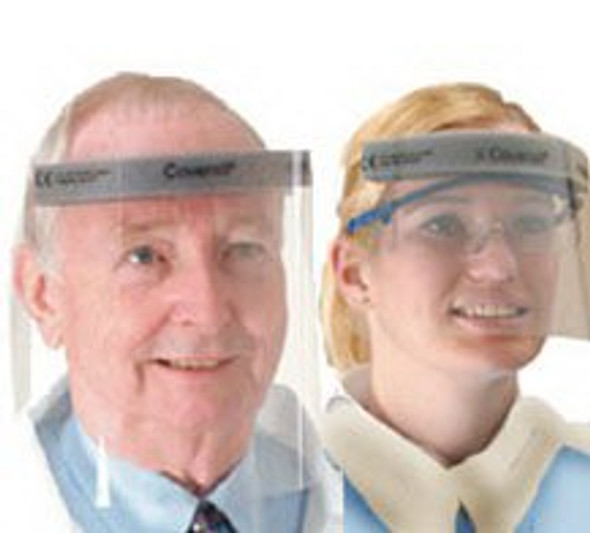Face Shield One Size Fits Most Full Length Anti-fog Disposable NonSterile