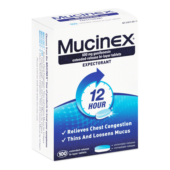 Mucinex Guaifenesin Cold and Cough Relief
