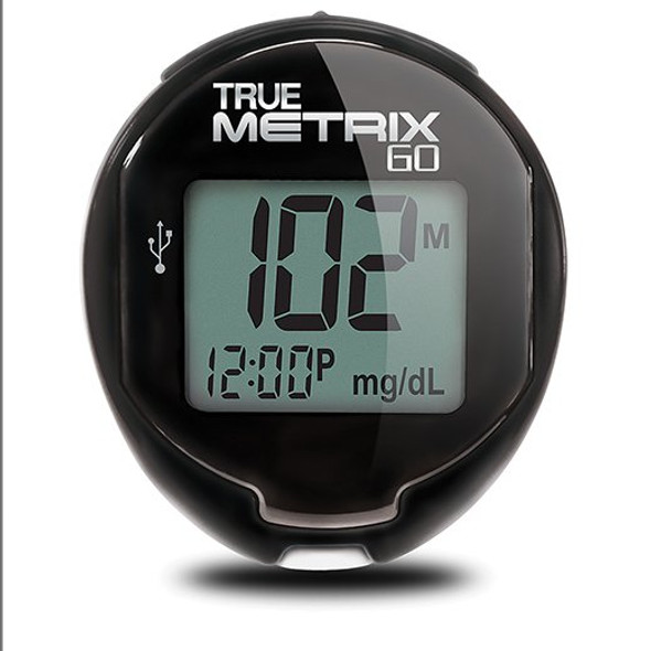 Blood Glucose Meter True Metrix Go 4 Second Results Stores up to 500 Results No Coding Required