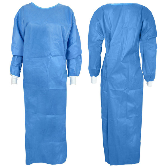 Non-Reinforced Surgical Gown with Towel Cypress X-Large Blue Sterile AAMI Level 3 Disposable