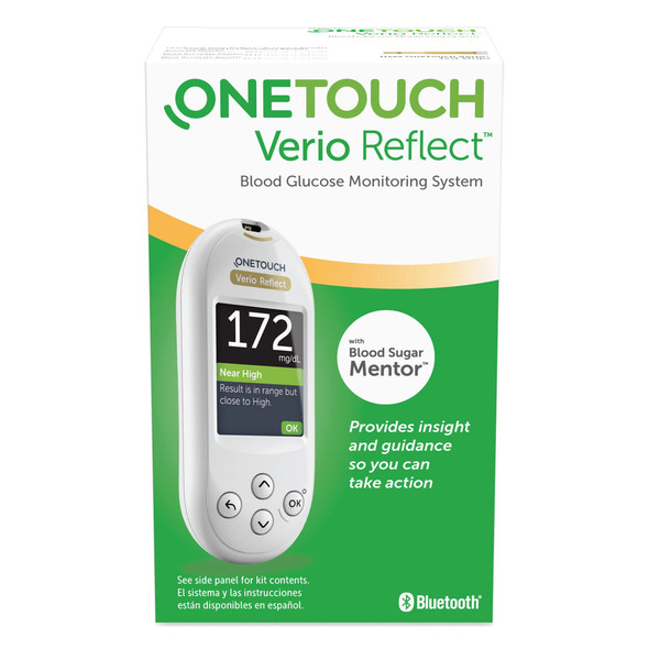 Blood Glucose Meter OneTouch Verio 5 Second Results Stores up to 500 Results No Coding Required