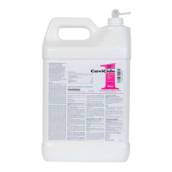 CaviCide1 Surface Disinfectant Cleaner Alcohol Based Manual Pour Liquid 2.5 gal. Jug Alcohol Scent NonSterile