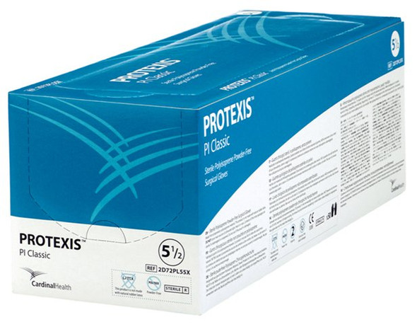 Protexis PI Classic Polyisoprene Surgical Glove, Size 8, Ivory