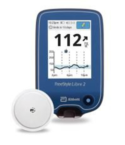 Continuous Blood Glucose System FreeStyle Libre 2 1 Second Results No Coding Required