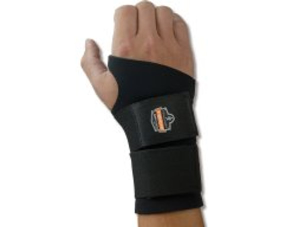 Wrist Support ProFlex 670 Ambidextrous Double Strap Neoprene Left or Right Hand Black X-Large