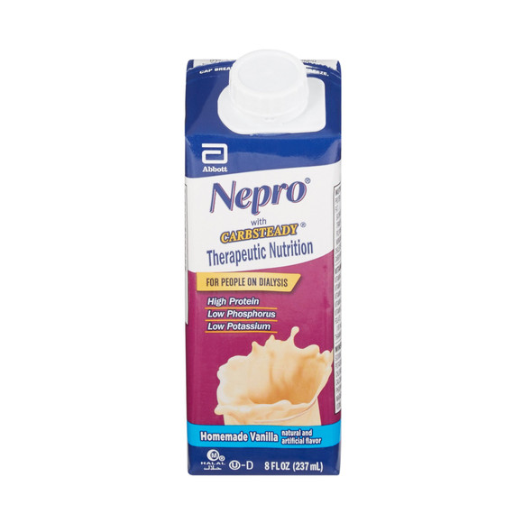 Nepro with Carbsteady Oral Supplement, Vanilla, 8-oz Carton