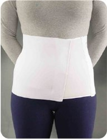 Abdominal Binder One Size Fits Most Hook and Loop Closure 26 to 50 Inch Hip Circumference 10 Inch Height Adult