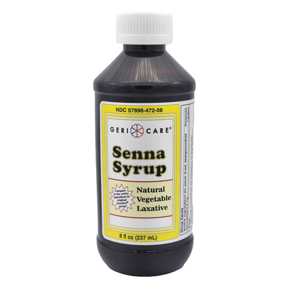 Laxative Geri-Care Syrup 8 oz. Senna Leaf Extract