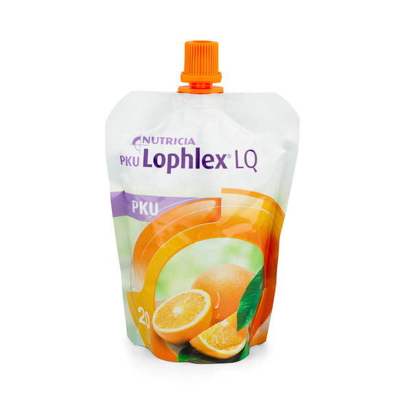 Lophlex LQ Juicy Orange Flavor PKU Oral Supplement, 125 mL Pouch