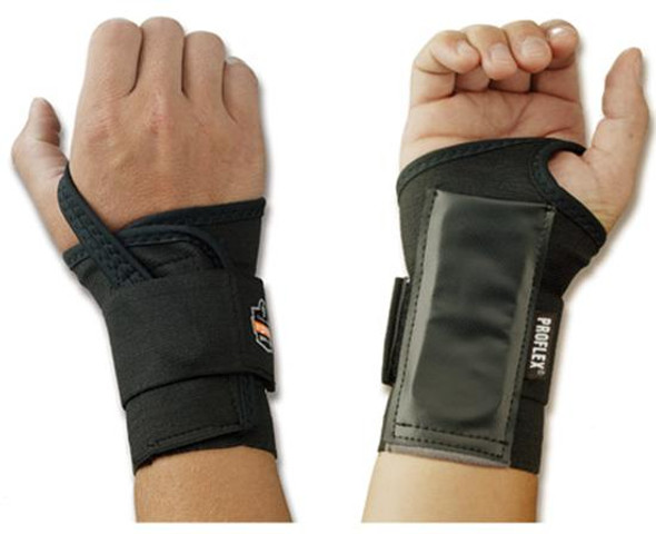 Wrist Support ProFlex 4000 Single Strap Elastane / Elastic / Polyester Left Hand Black X-Large