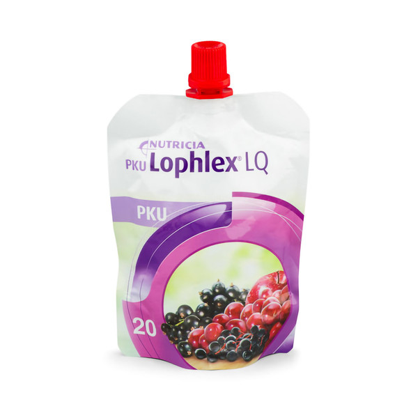HCU Lophlex LQ Mixed Berry Flavor Homocystinuria Oral Supplement, 125 mL Pouch