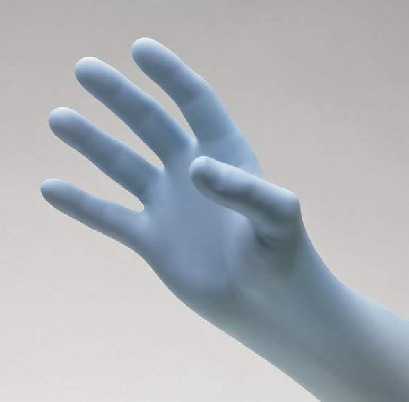 NitriDerm Ultra Blue Exam Glove, Small, Light Blue