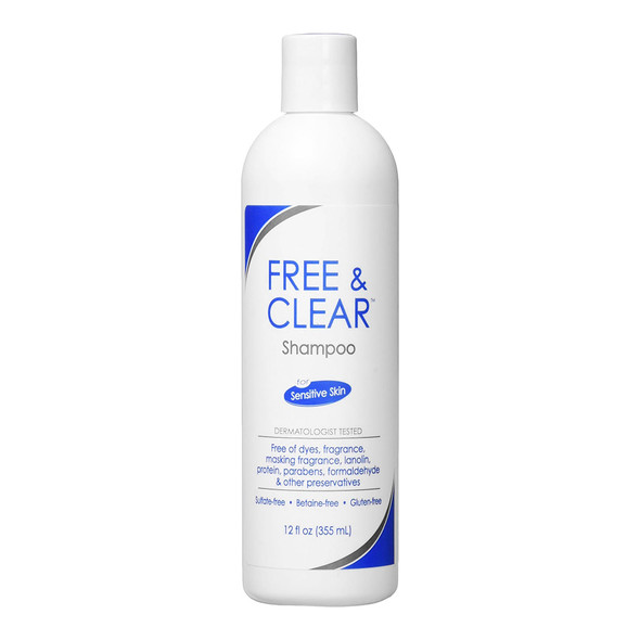 Shampoo Free & Clear 12 oz. Flip Top Bottle Unscented