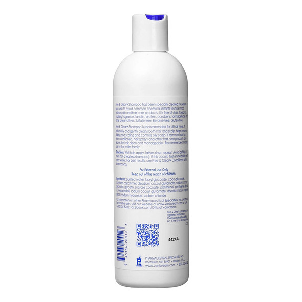 Shampoo_SHAMPOO__FREE_&_CLEAR_12OZ_(1/EA)_Shampoos_45334020012