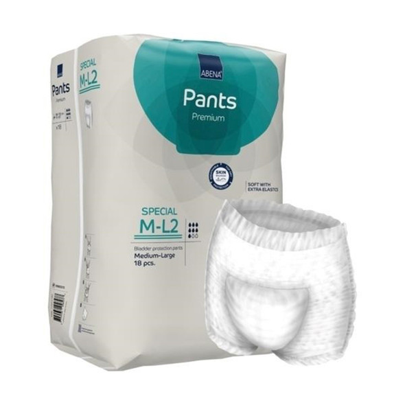 Abena Premium Pants Special M-L2 Incontinence Brief, Medium / Large