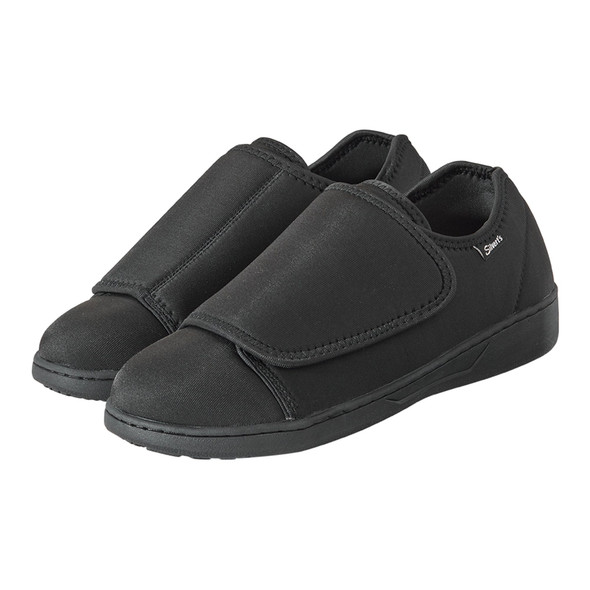 Silverts Ultra Comfort Flex Hook and Loop Closure Shoe, Size 11, Black