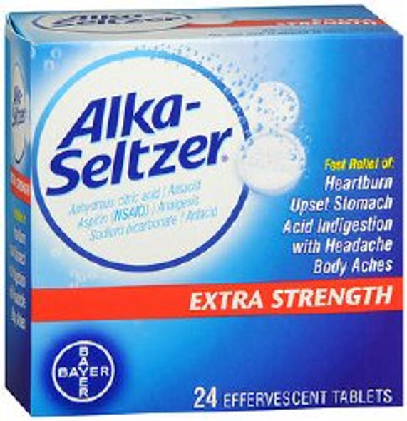 Alka-Seltzer Extra Strength Anhydrous Citric Acid / Aspirin / Sodium Bicarbonate Pain Relief