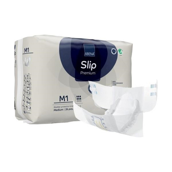 Abena Slip Premium M1 Incontinence Brief, Medium