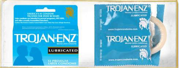 Trojan-Enz Polyurethane Condom, Lubricated