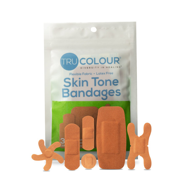 TruColour Olive Adhesive Strips, Assorted Shapes and Sizes