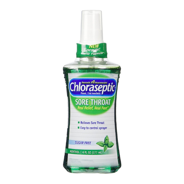 Chloraseptic Phenol Sore Throat Relief, 6-ounce Spray Bottle