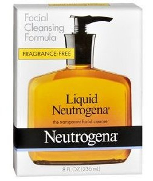 Soap Liquid Neutrogena Liquid 8 oz. Pump Bottle Unscented