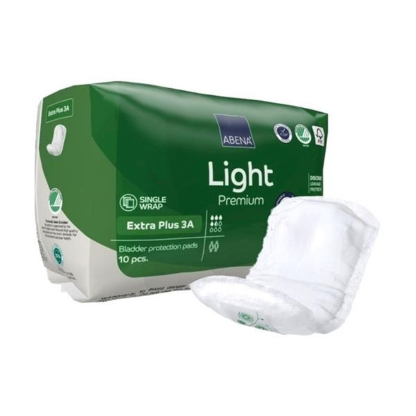 Abena Light Premium Bladder Protection Pads, Extra Plus 3A