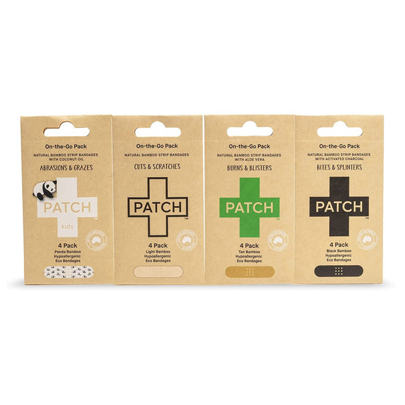 Patch On The Go Sample Pack Adhesive Strip, 3/4 x 3 Inch