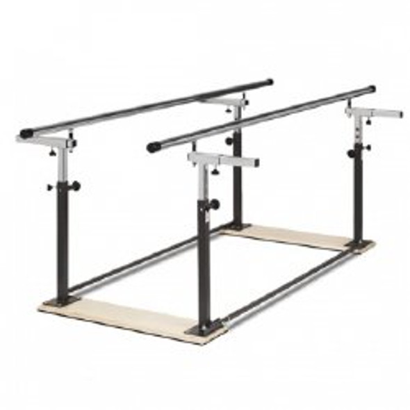 Parallel Bars Stainless Steel Handrail, Folding, Width Adjustable 10 Foot X 16 to 24 X 28 to 41 Inch