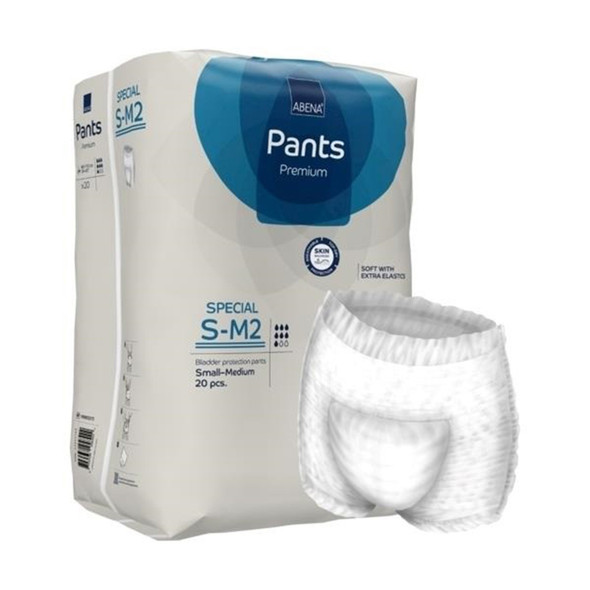 Abena Premium Pants Special S-M Incontinence Brief, Small / Medium