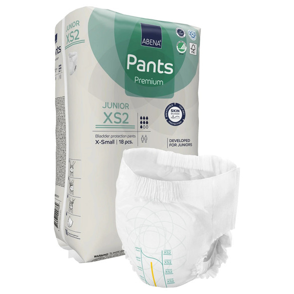 Abena Premium Pants Junior XS2 Incontinence Brief, X-Small