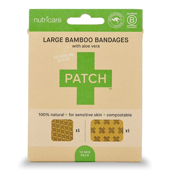 Patch Adhesive Strip with Aloe Vera, 2 x 3 Inch / 3 x 3 Inch