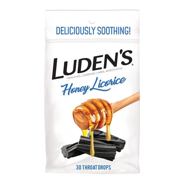 Sore Throat Relief Luden's 3.2 mg Strength Lozenge 30 per Bag