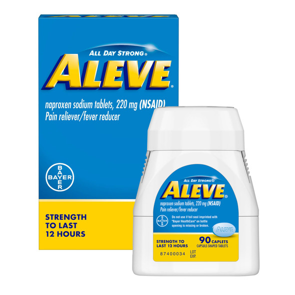 Aleve Naproxen Sodium Pain Relief