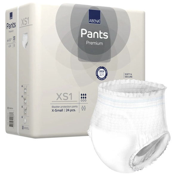 Abena Premium Pants XS1 Incontinence Brief, X-Small