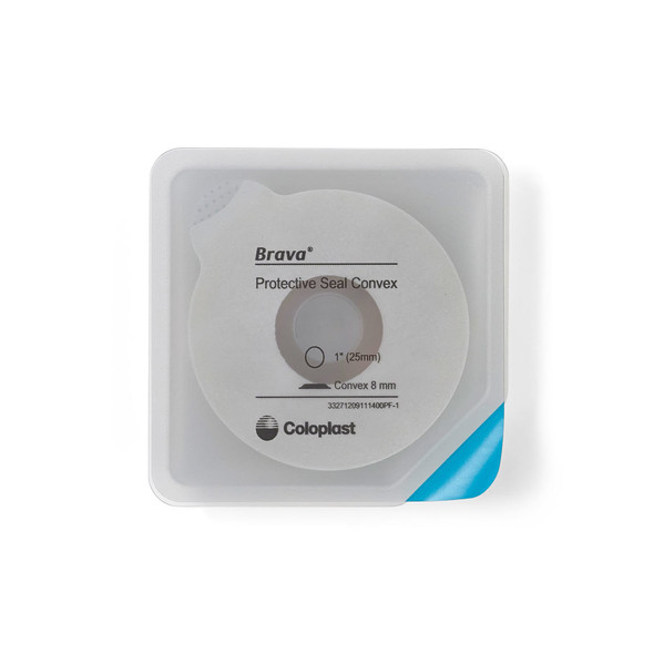 Ostomy Seal Brava Convex, Starter Hole 1 Inch (25mm)