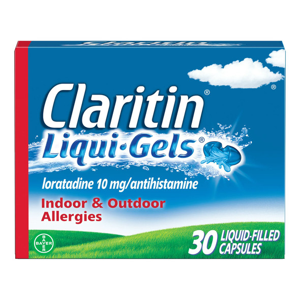 Claritin Liquigels Loratadine Allergy Relief