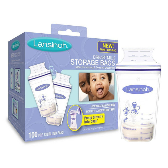 Breast Milk Storage Bag Lansinoh 6 oz.